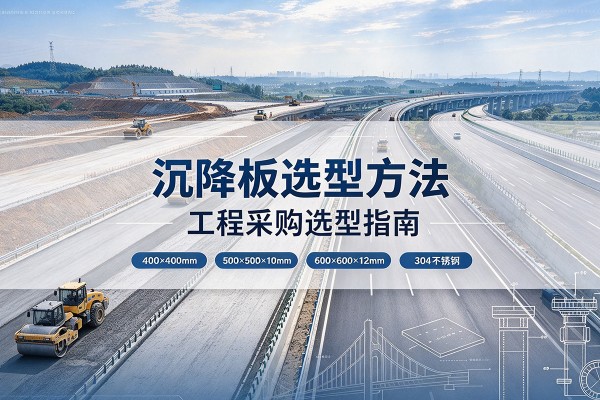 中站沉降板选择方法