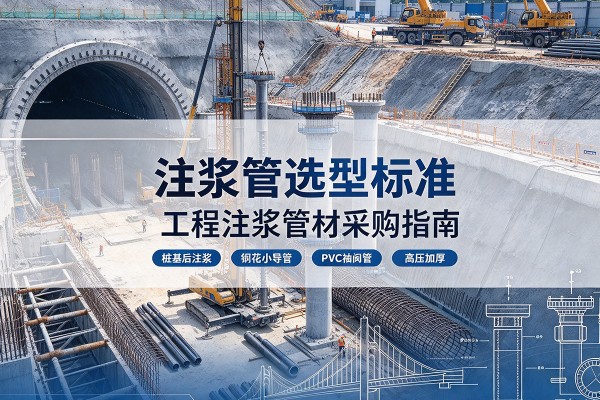 中站注浆管选型标准