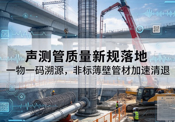 中站声测管质量新规落地，一物一码溯源，非标薄壁管材加速清退